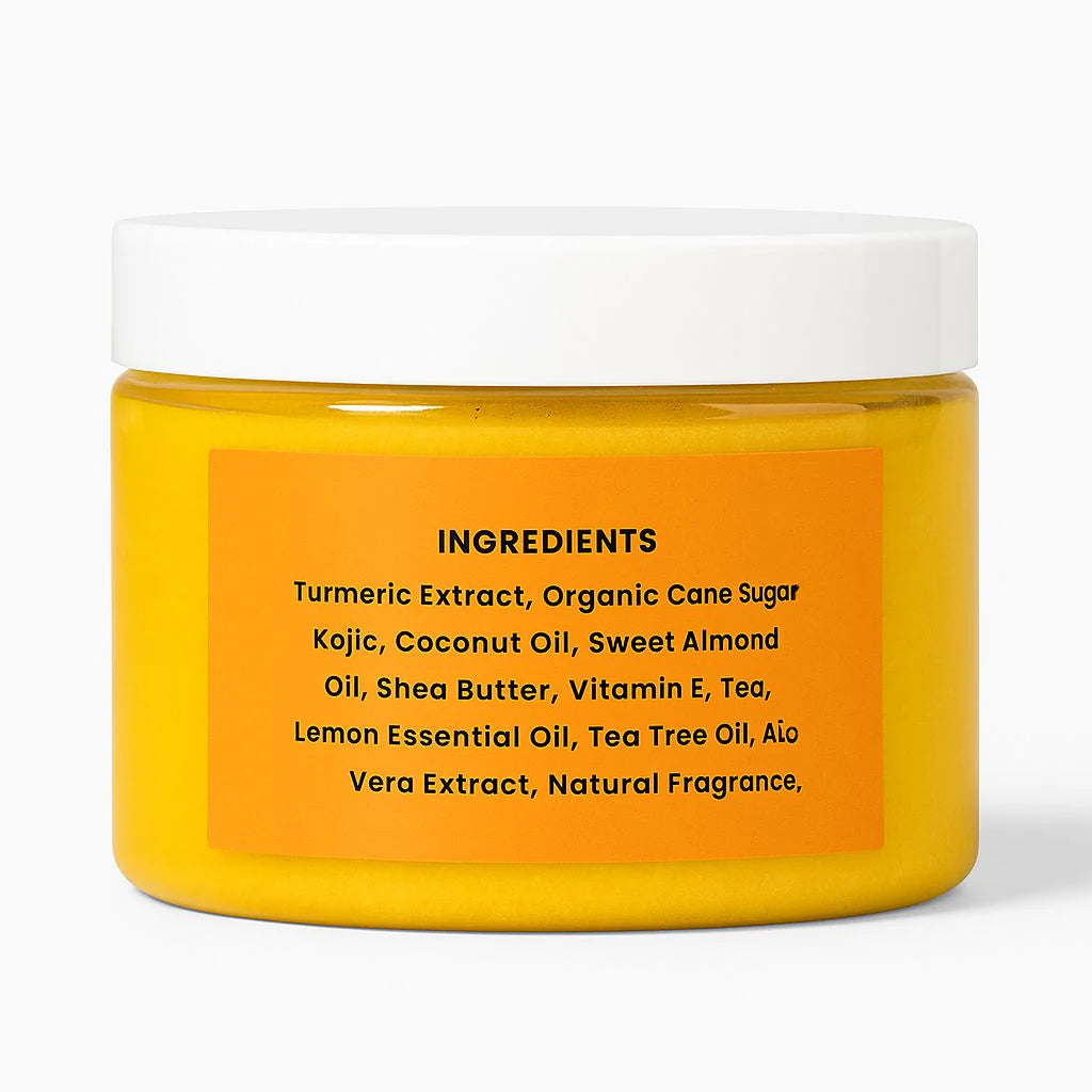 Sakuraa Turmeric Kojic Glow Scrub